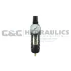 26FC3-DGJ Coilhose 26 Series 3/8" Integral Filter/Regulator, Auto Drain, Gauge, 0-25 psi UPC #029292491785
