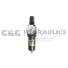 26FC3-GM Coilhose 26 Series 3/8" Integral Filter/Regulator, Gauge, Metal Bowl UPC #029292492485