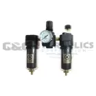 26FRL2-GS Coilhose 26 Series 1/4" Filter/Regulator/Lubricator, Gauge, Metal Bowl with Sight Glass UPC #029292875363