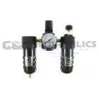 26FRL3-DG Coilhose 26 Series 3/8" Filter/Regulator/Lubricator, Auto Drain, Gauge UPC #029292875370
