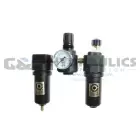 26FRL3-GM Coilhose 26 Series 3/8" Filter/Regulator/Lubricator, Gauge, Metal Bowl UPC #029292875394