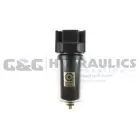 27C4-DS Coilhose 27 Series 1/2" Coalescing Filter, Auto Drain, Metal Bowl with Sight Glass UPC #029292104906