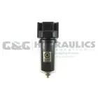 27C4-S Coilhose 27 Series 1/2" Coalescing Filter, Metal Bowl with Sight Glass UPC #029292493666