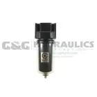 27C6-S Coilhose 27 Series 3/4" Coalescing Filter, Metal Bowl with Sight Glass UPC #029292127776