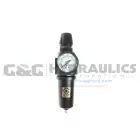27FC3-GHMX Coilhose 27 Series 3/8" Integral Filter/Regulator, Gauge, Metal Bowl, 0-250 psi, 5µ Element UPC #029292494748