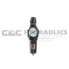 27FC3-GHS Coilhose 27 Series 3/8" Integral Filter/Regulator, Gauge, Metal Bowl with Sight Glass, 0-250 psi UPC #029292494762