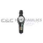 27FC3-GMX Coilhose 27 Series 3/8" Integral Filter/Regulator, Gauge, Metal Bowl, 5µ Element UPC #029292495080