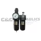 27FCL4-DG Coilhose 27 Series 1/2" Integral Filter/Regulator + Lubricator, Auto Drain, Gauge UPC #029292876278