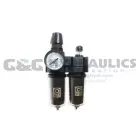 27FCL6-GHS Coilhose 27 Series 3/4" Integral Filter/Regulator + Lubricator, Gauge, 0-250 psi, Metal Bowl with Sight Glass UPC #029292876568