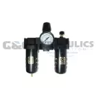 27FRL4-G Coilhose 27 Series 1/2" Filter + Regulator + Lubricator, Gauge UPC #029292876698