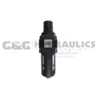 29-3C38-00 Coilhose 29 Series Filter/Regulator, Compact, 3/8", with/ Square Gauge, Manual UPC #029292753579