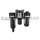 29-5T34-00 Coilhose 29 Series Filter + Regulator + Lubricator, HiFlow, 3/4", Manual, with/ Square Gauge UPC #029292754002