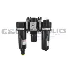 29-5T34-00DM Coilhose 29 Series Filter + Regulator + Lubricator, HiFlow, 3/4", Automatic, with/ Square Gauge, Metal Bowl UPC #029292754040