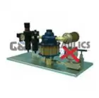 43-5000W350-HF4 SC Hydraulic Power Unit, Aluminum/Bronze, 10-5 Series Pump, 555:1 Ratio