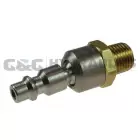 58-04BS Coilhose 3/8" Industrial Ball Swivel Connector, 1/4" MPT UPC #029292106238