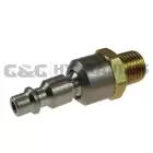 58-04BS-DL Coilhose 3/8" Industrial Ball Swivel Connector, 1/4" MPT, with Display Packaging UPC #029292101226