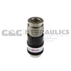 580USE Coilhose 2-in-1 Automatic Safety Exhaust Coupler 3/8" Body, 3/8" FPT UPC #029292108935