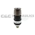 583USE Coilhose 2-in-1 Automatic Safety Exhaust Coupler 3/8" Body, 1/4" MPT UPC #029292108928
