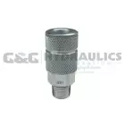 593-DL Coilhose 3/8" Automotive Coupler, 1/4" MPT, with Display Packaging UPC #029292124317