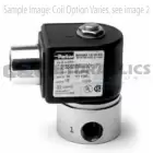 71215SN1KN00N0D100C2 Parker Skinner 2 Way Normally Closed 1/8" NPT Direct Acting Stainless Steel Solenoid Valve 24VDC DIN