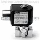 71215SN2VN00N0D100Q3 Parker Skinner 2 Way Normally Closed 1/4" NPT Direct Acting Stainless Steel Solenoid Valve 220/50-240/60VAC DIN