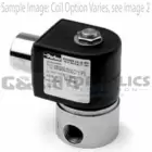 71225SN2GF00N0D200B6 Parker Skinner 2 Way Normally Open 1/4" NPT Direct Acting Stainless Steel Solenoid Valve 120/60VAC DIN