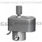 71315SN2KNM5 Parker Skinner 3 Way Normally Closed 1/4" NPT Direct Acting Stainless Steel Pressure Vessel (Valve Body)
