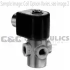 7131TBN2RV00N0L111C1 Parker Skinner 3 Way Normally Closed 1/4" NPT Direct Acting Brass Solenoid Valve 12VDC Leads