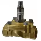 Parker Skinner 2 Way Solenoid Valve - Complete 7221GBN4VN00N0H111Q3 1/2" NPT Normally Closed Direct Lift Brass 220/50-240/60 Conduit