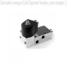 Parker Skinner 3 Way Solenoid Valve - Complete 73317VN2PN00N0H111C2 1/4" NPT Normally Closed Pilot Operated Internal Pilot Supply 303 Stainless Steel 24VDC Conduit