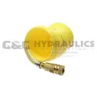 N14-25CC15 Coilhose Nylon Coil, 1/4" x 25', 1/4" Industrial Coupler & Connector, Yellow UPC #029292275361