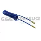PR14-25CC15-B Coilhose Flexcoil, 1/4" x 25', Industrial Coupler and Connector, Blue UPC #029292901420