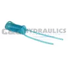 PU14-10W1-T Coilhose Flexcoil, 1/4" x 10', Without Fittings, Transparent Blue UPC #029292903769