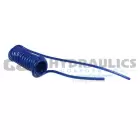 PU14-15W1-B Coilhose Flexcoil, 1/4" x 15', Without Fittings, Blue UPC #029292904087