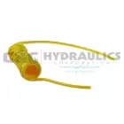 PU316-10W1-Y Coilhose Flexcoil, 3/16" x 10', Without Fittings, Yellow UPC #029292906081