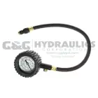 A534RB Coilhose Extension Tire Gauge with/ Boot, 0-100 lbs UPC #048232305340