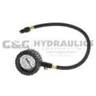 A536RB Coilhose Extension Tire Gauge with/ Boot, 0-60 lbs UPC #048232305364