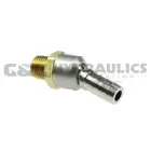 B0404BS-DL Coilhose Ball Swivel Hose Barb, 1/4" ID x 1/4" MPT, with Display Packaging UPC #029292922289