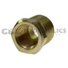 B20604-DL Coilhose Reducer Bushing, 3/8" MPT x 1/4" FPT, with Display Packaging UPC #029292621908