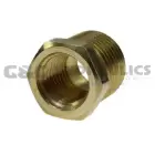 B21208-DL Coilhose Reducer Bushing, 3/4" MPT x 1/2" FPT, with Display Packaging UPC #029292920100