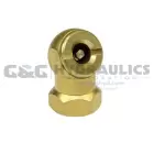 CH10-DL Coilhose Brass Closed Check Ball Chuck, 1/4" FPT, with Display Packaging UPC #029292317207