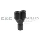CL31400406 Coilhose Coilock Union "Y", 4 mm x 6 mm UPC #029292926294