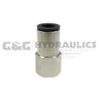 CL660404 Coilhose Coilock Female Connector, 1/4" OD x 1/4" FPT UPC #029292355568