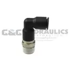 CL670404S Coilhose Coilock Extended Elbow, 1/4" OD x 1/4" MPT UPC #029292891455