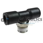 CL720608S Coilhose Male Coilock Swivel Branch Tee, 3/8" OD x 1/2" MPT UPC #029292891875