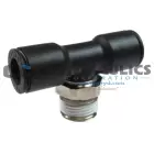 CL722504S Coilhose Male Coilock Swivel Branch Tee, 5/32" OD x 1/4" MPT UPC #029292891899