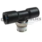 CL72251032S Coilhose Male Coilock Swivel Branch Tee, 5/32" OD x 10-32 UPC #029292370417