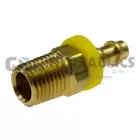LRM0404-DL Coilhose Lock-On Rigid Male, 1/4" ID x 1/4" MPT, with Display Packaging UPC # 029292101363