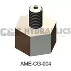 AME-CG-004 Accumulators, Inc AME Adapter Assembly, 5/8" To Schrader, Stainless Steel