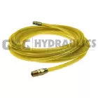 PFE40504TYZ Coilhose Flexeel Hose, 1/4" x 50', 1/4" MPT Reusable Fittings, Transparent Yellow UPC #029292923415